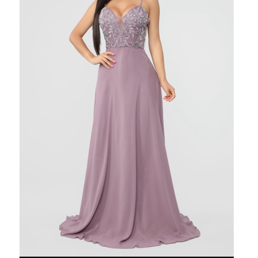 Fashion nova Glamorous Night embellishment dress